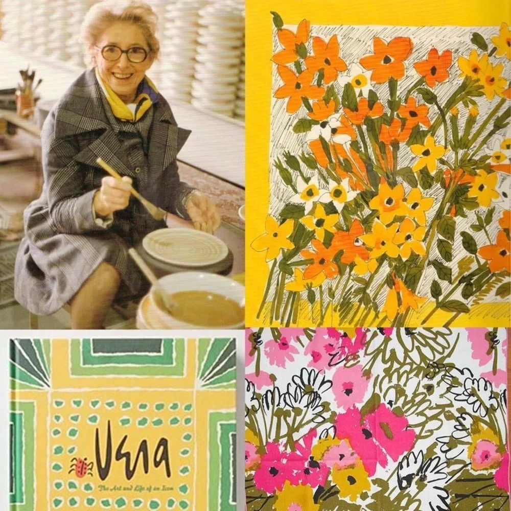 Vera Neumann VINTAGE‎ 1970s Square Scarf